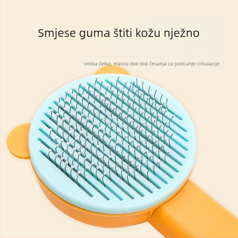 Četka češalj za uklanjanje dlaka pasa, ABS i nehrđajući čelik, Tanizaki, češalj-četka, pakiranje 500 kom