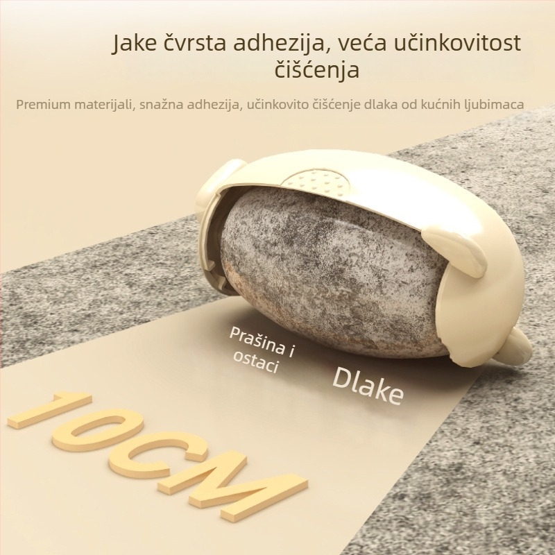 Prijenosni čistač dlačica i dlaka za odjeću - plastično kućište, Ye yu, moderni minimalistički dizajn, model nmq010