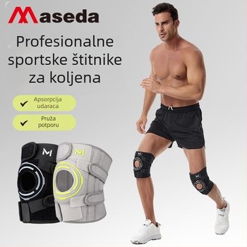 Mystar zaštita koljena – kompresijske štitnike za koljena, za odrasle, pogodna za košarku, trčanje i planinarenje, zaštita od udara