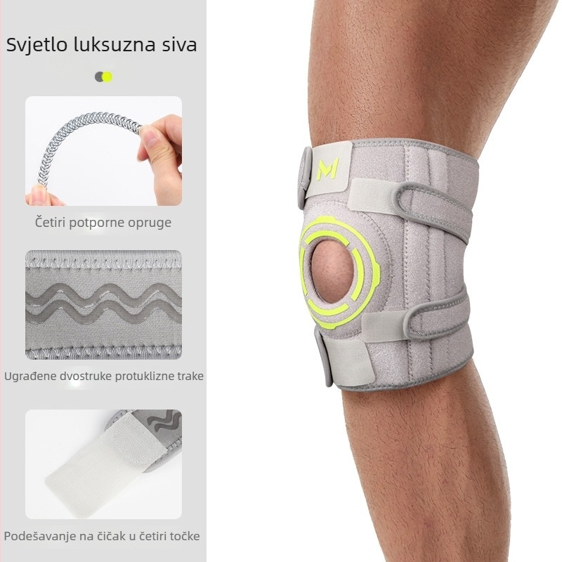 Mystar zaštita koljena – kompresijske štitnike za koljena, za odrasle, pogodna za košarku, trčanje i planinarenje, zaštita od udara