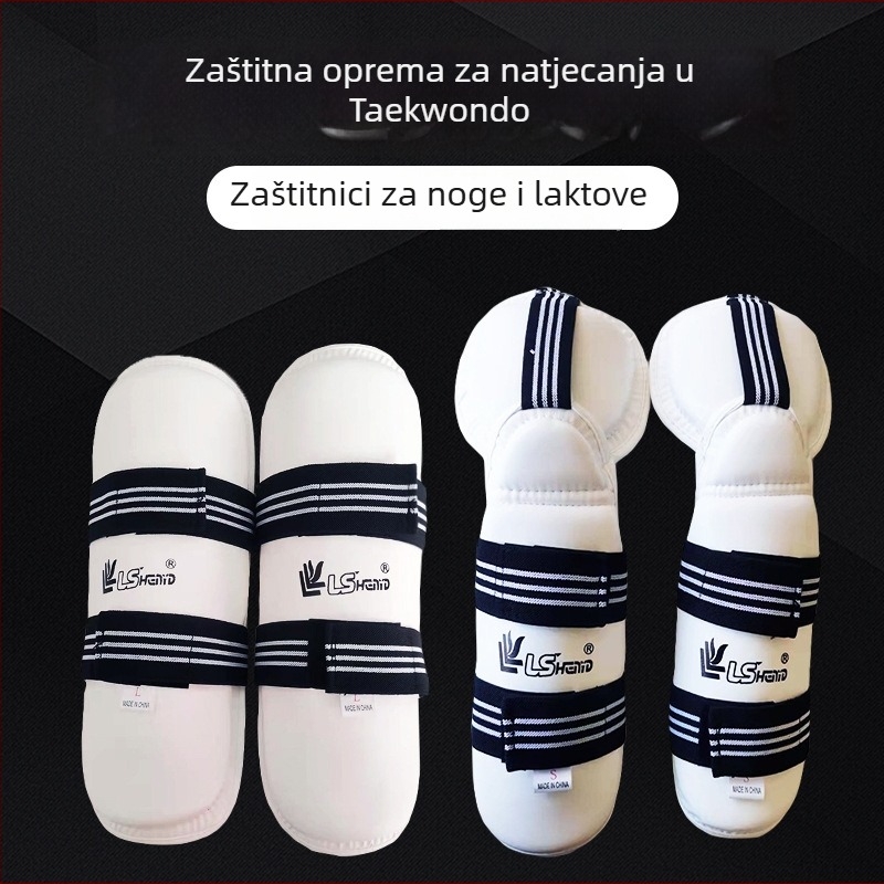 Set zaštitnih jastučića za laktove i potkoljenice za boksačke i borilačke sportove, za odrasle i djecu, s pjenastim materijalom, pakiranje od 10 komada
