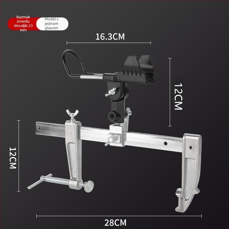 Držač za štapove za ribolov od aluminijske legure, fiksan, nerotira, ne sklapa