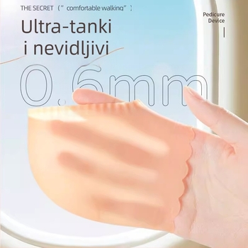 Silikon zaštitnik za petu, izuzetno tanak; štiti od isušivanja i pukotina; za opću obuću; stil: polu paket, svakodnevni komfor; model: Drugo