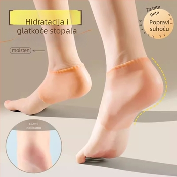 Silikon zaštitnik za petu, izuzetno tanak; štiti od isušivanja i pukotina; za opću obuću; stil: polu paket, svakodnevni komfor; model: Drugo