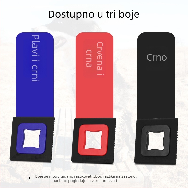 Pabi četka za uklanjanje dlaka kućnih ljubimaca – ABS, kvadratni oblik češlja, za pse
