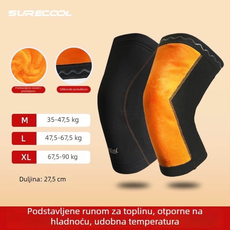 Grijani zaštitni koljeni jastučić za sport, za trčanje i vožnju biciklom