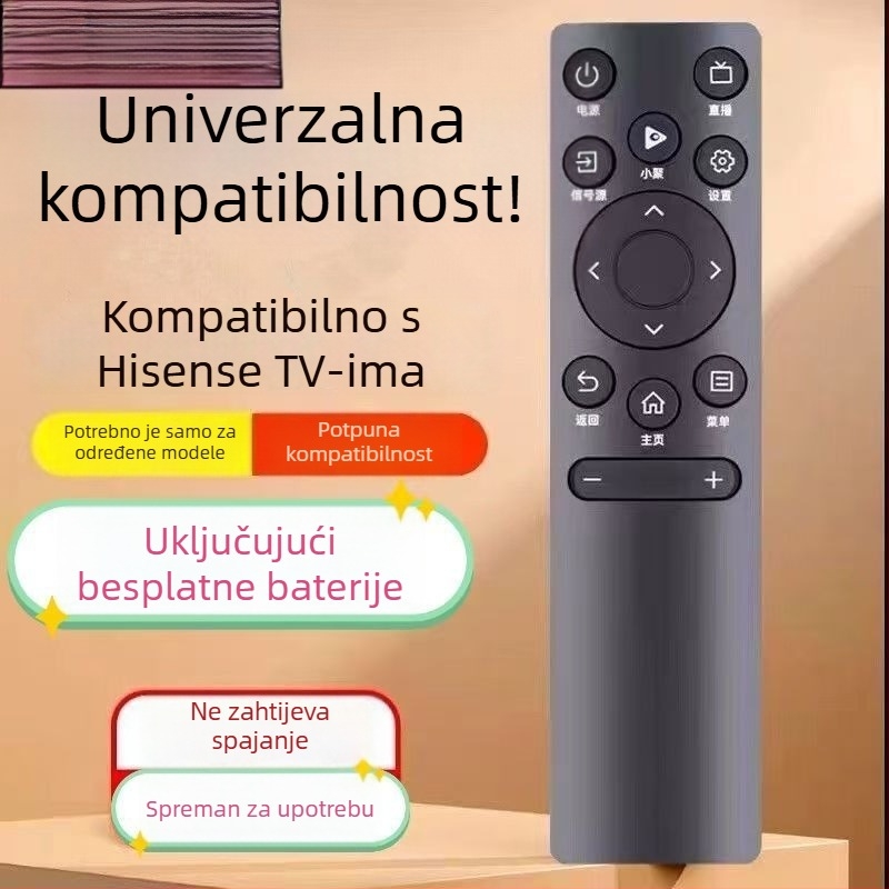 Originalna ploča za daljinski upravljač za Hisense televizore