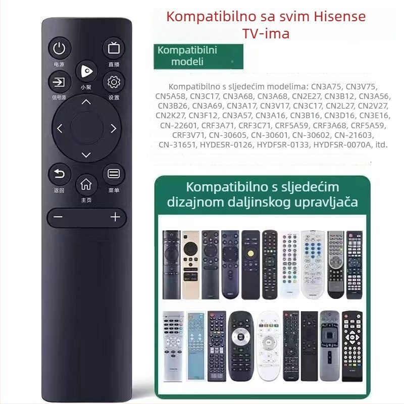 Originalna ploča za daljinski upravljač za Hisense televizore