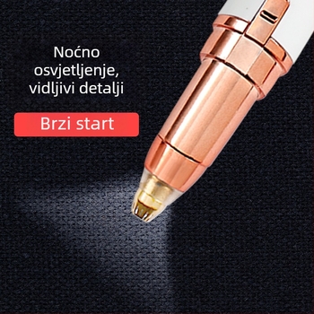 Električni trimer za obrve – ABS tijelo, USB napajanje, perivo, oblikovanje obrva