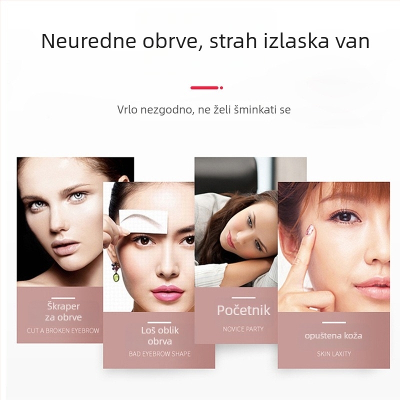 Električni trimer za obrve – ABS tijelo, USB napajanje, perivo, oblikovanje obrva