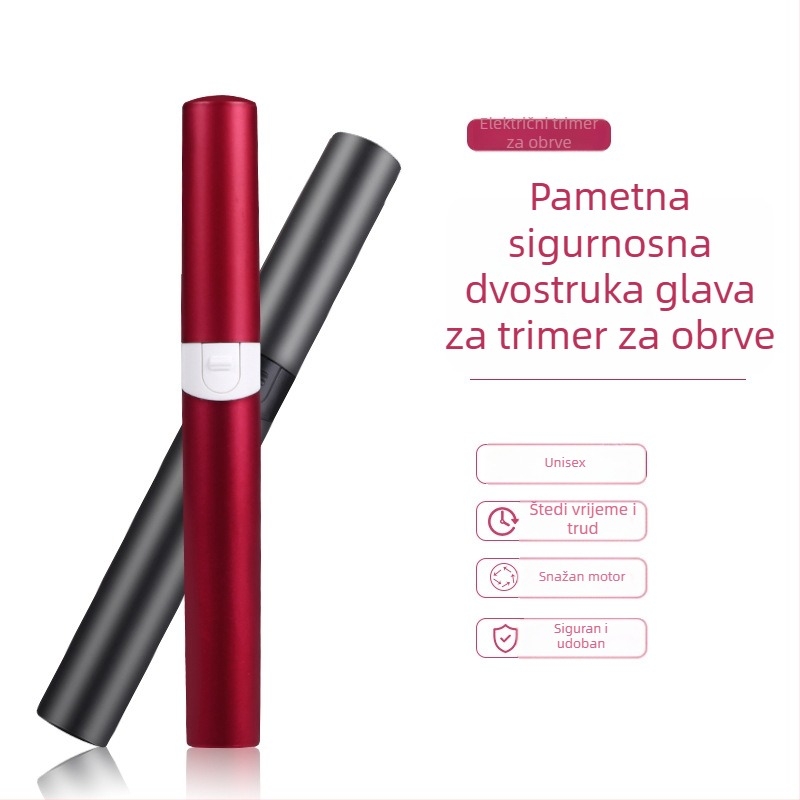 Električni trimer za obrve — automatski set za oblikovanje obrva za početnike