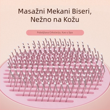 Četka za njegu dlake kućnih ljubimaca sa sprejem – četka s igličastom glavom za mačke i pse, alat za uklanjanje dlaka i izgladivanje, materijali: PP/TPR/ABS nehrđajući čelik
