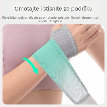 Kompresijska narukvica za zglob za badminton i tenis — zaštitni zavoj za zglob, tanki fitness dodatak