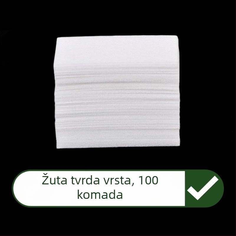 Krpa za uklanjanje noktiju, bez vlakana, debela, tvrda, 20 kom, Podrijetlo: Zhejiang, Materijal: Drugo