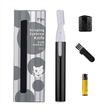 Magic Beauty Električni trimer za obrve – Nadograđen, nehrđajući čelik, dimenzije 1.4×13.1 cm, za opću upotrebu