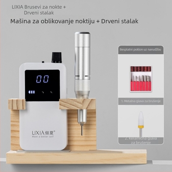 Li xia Drveni stalak za alat za piljenje noktiju – Višenamjenski alat za manikuru
