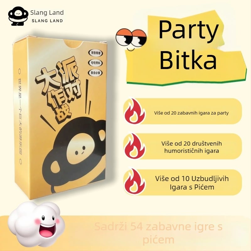 Party Battle 2.0: Igra s kartama za piće za grupe i parove (14+; Igra s kartama/Party igra; Više igrača; Grupna zabava)