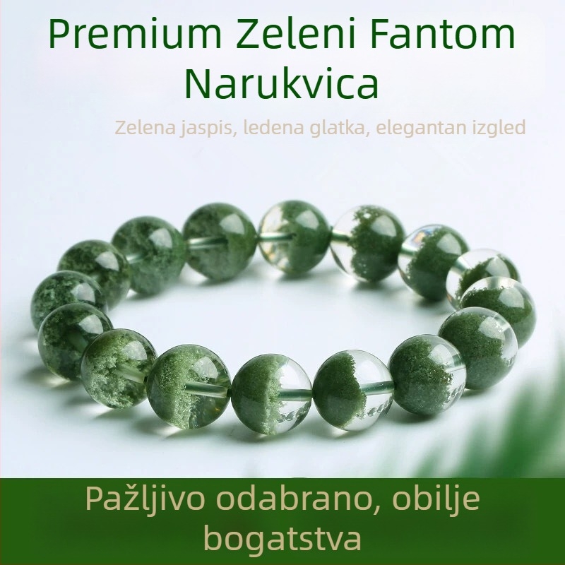 Unisex narukvica s kristalom – konstrukcija s kristalima, materijal: kristal, individualno pakiranje