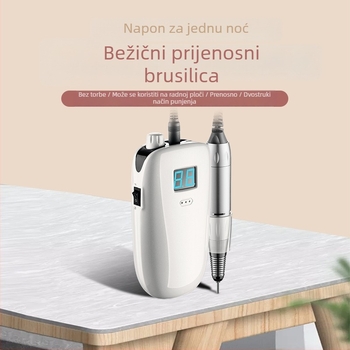 Električni polir za nokte, punjivi, prijenosni, tih, model 8002, marka Pinchuang