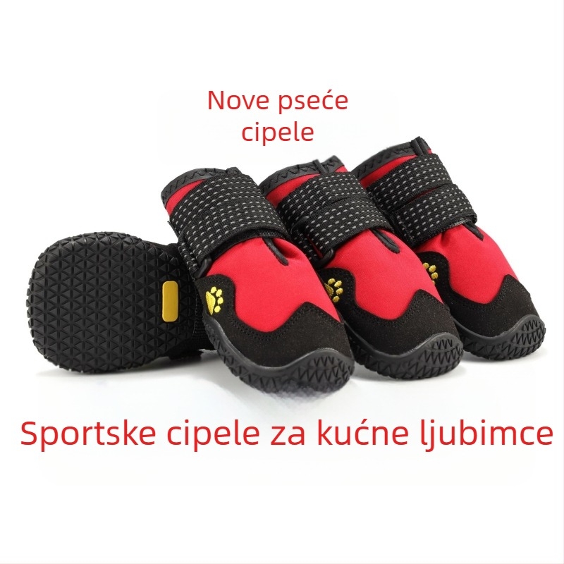 Vanjske pseće cipele, vodootporne, protuklizna gumena podloga, za male i velike pse, fluorescencijske otporne na habanje.