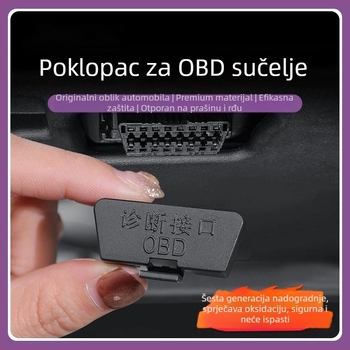 Silikonski zaštitni poklopac OBD sučelja za SU7/YU7, zaštita od prašine za automobilsku dijagnostičku utičnicu, unutarnji dodatak za središnju konzolu, montaža ljepilom, podrijetlo Guangzhou