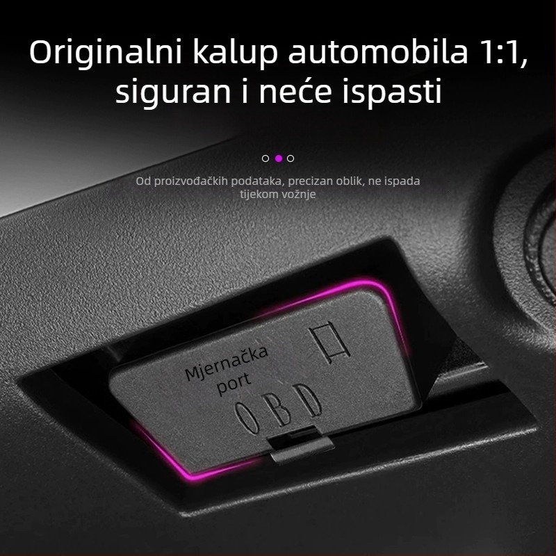 Silikonski zaštitni poklopac OBD sučelja za SU7/YU7, zaštita od prašine za automobilsku dijagnostičku utičnicu, unutarnji dodatak za središnju konzolu, montaža ljepilom, podrijetlo Guangzhou