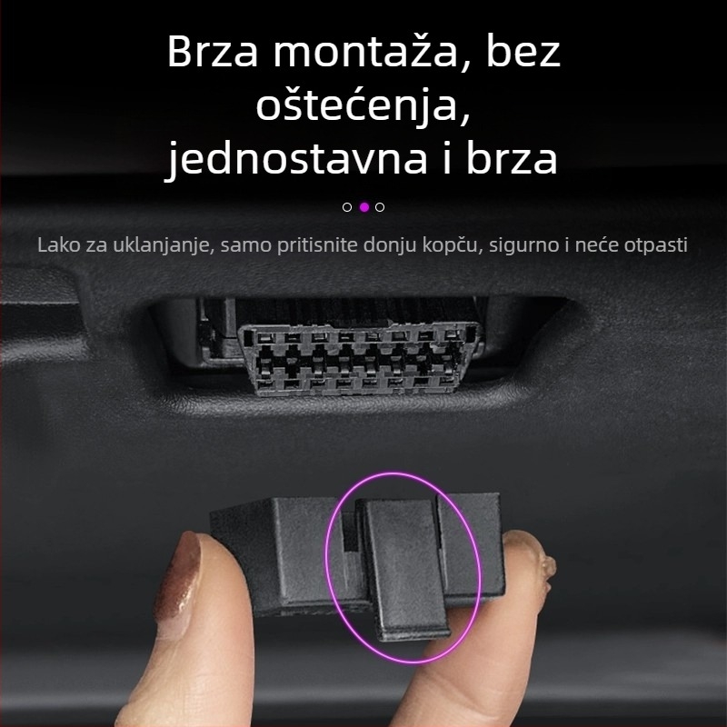 Silikonski zaštitni poklopac OBD sučelja za SU7/YU7, zaštita od prašine za automobilsku dijagnostičku utičnicu, unutarnji dodatak za središnju konzolu, montaža ljepilom, podrijetlo Guangzhou
