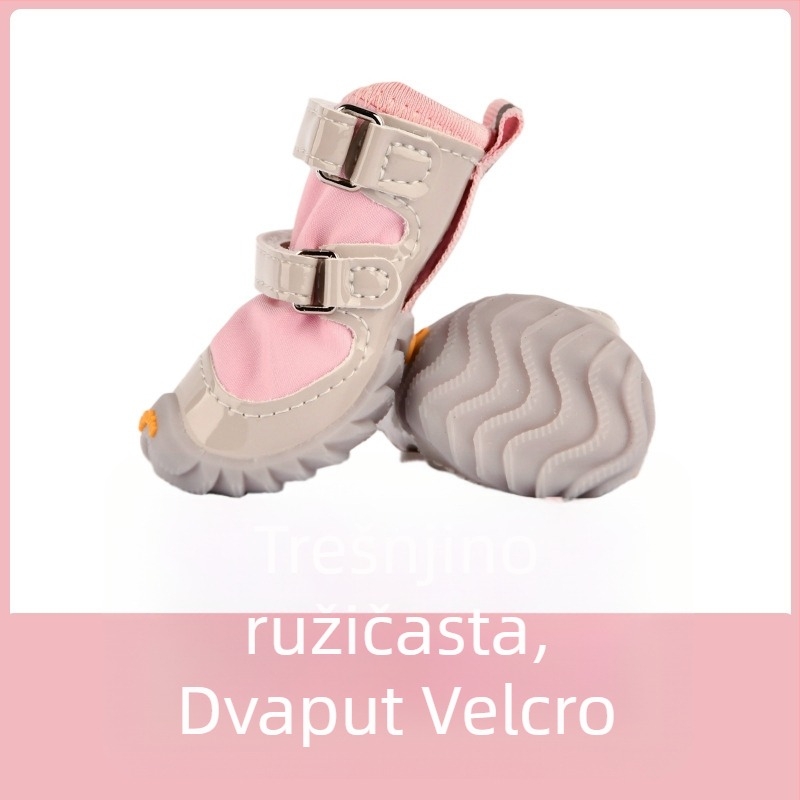 Cipele za pse od platna, vodootporne, za sve sezone, protuklizne, otporne na habanje
