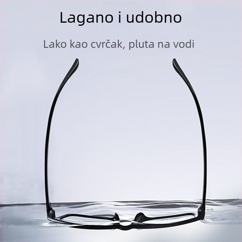 Kristalne naočale za čitanje, vintage stil, ultra lagane, anti-fatigue, TR90 okvir, visokokvalitetne
