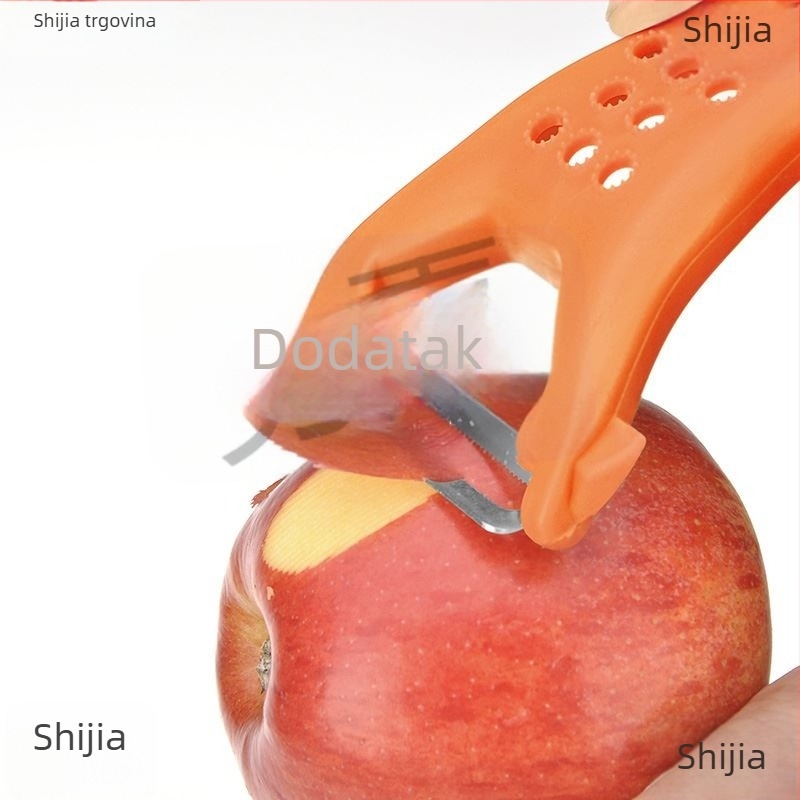 Dvostruki guljač nož – višefunkcijski kuhinjski guljač za voće i batat (Dvostruki; Višefunkcionalan)