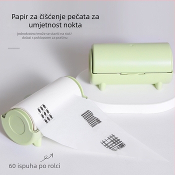 Papir za čišćenje otiska noktiju – jednokratni listovi za uklanjanje ulja iz umjetničke njege noktiju, s usisavanjem; Marke: Yujia; Model: Nail stamp cleaning paper; Podrijetlo: Zhejiang; Kategorija: Alati za njegu noktiju; Neto težina: 110 g