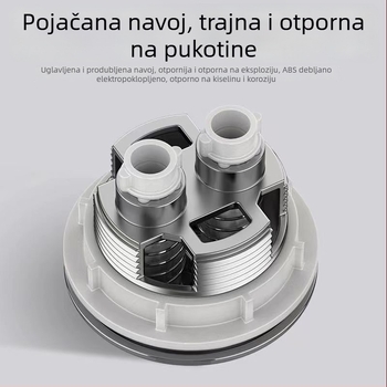 Gumb za ispiranje toaleta | Materijal: Plastika | Stil: Moderni minimalistički | Obrada: Mašinska obrada