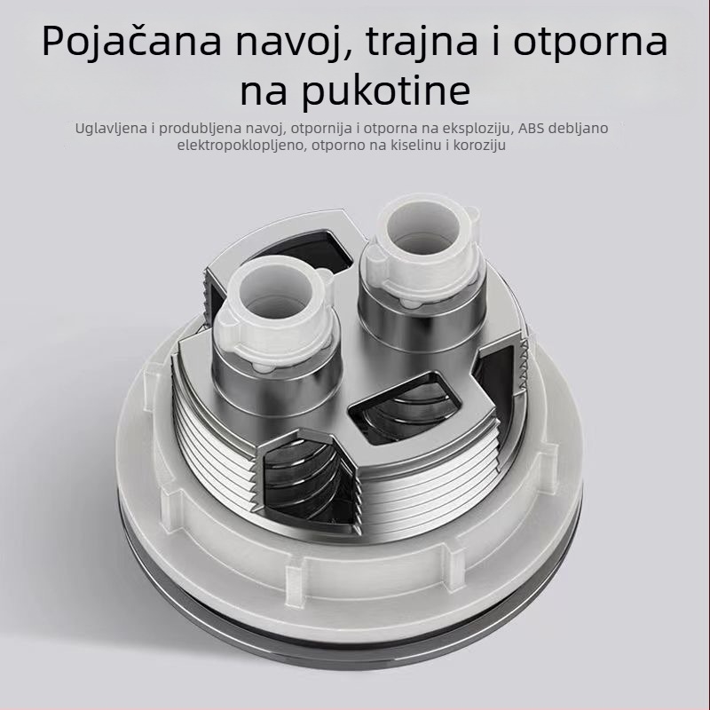 Gumb za ispiranje toaleta | Materijal: Plastika | Stil: Moderni minimalistički | Obrada: Mašinska obrada