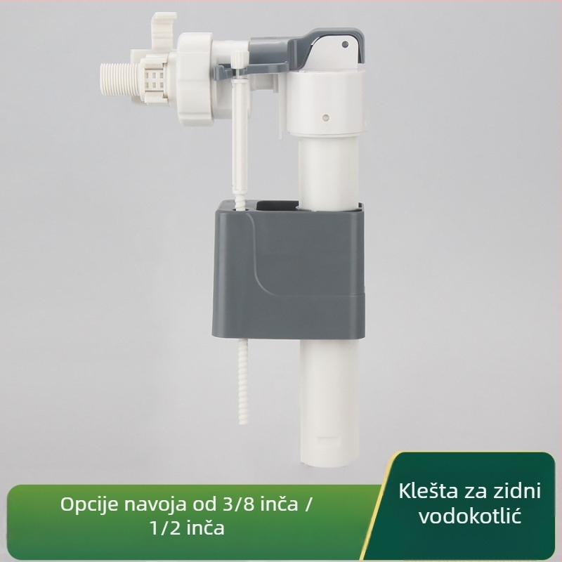 WDI Plastični set ventila za ulaz vode za skriveni zidni toalet | način rada: umetanje | proizvodni postup: injekcijsko oblikovanje | stil: moderni minimalistički