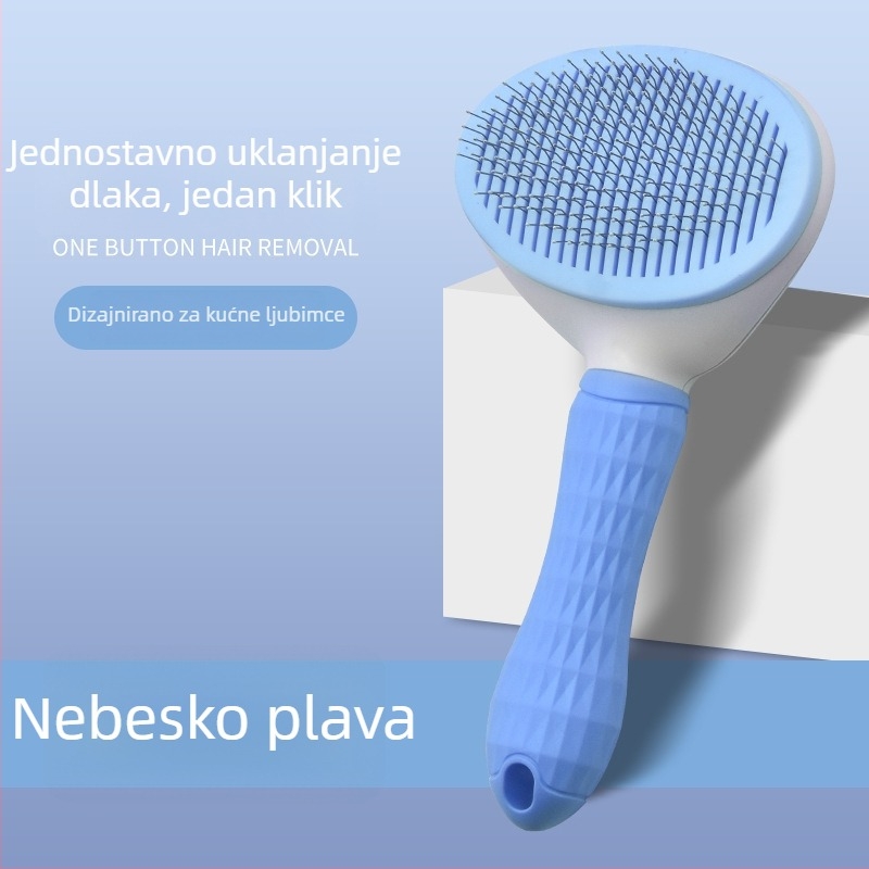 Četka za uklanjanje dlaka mačaka i psa, igličasti češalj, ABS materijal