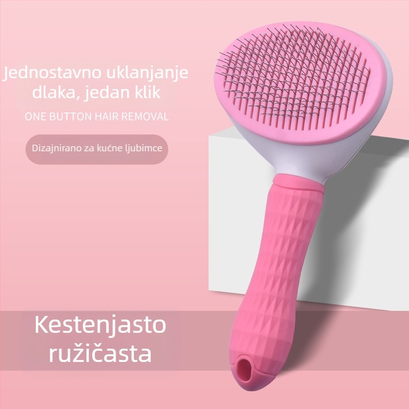 Četka za uklanjanje dlaka mačaka i psa, igličasti češalj, ABS materijal