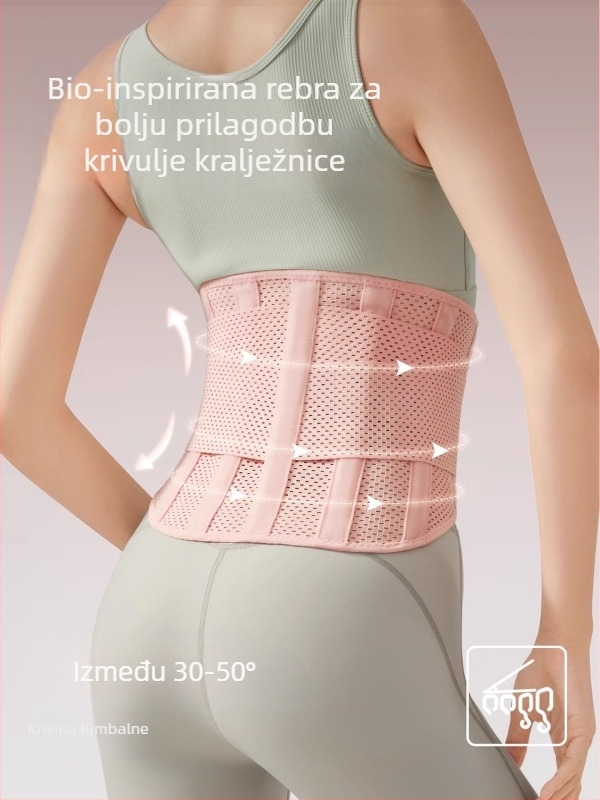 Sportski pojas za struk – dišuća podrška za abdomen za odrasle žene; glavni materijal: Super vlakno; zaštitni dio: struk; kategorija: zaštitni pojas