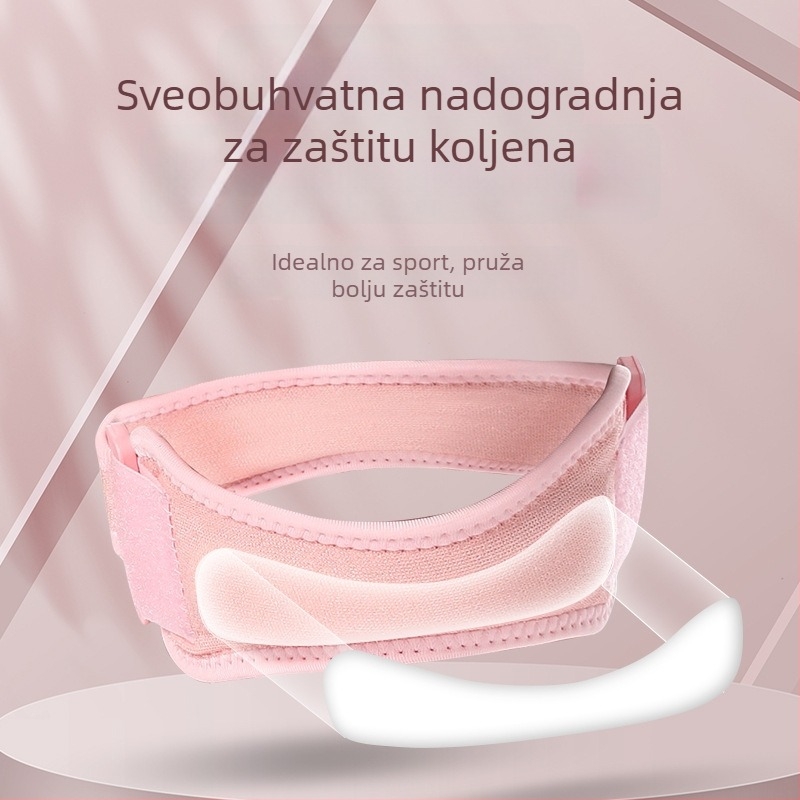 Koljeni štitnik s zaštitom patelle, amortizirajući, za sportove: trčanje, planinarenje, košarku, preskakanje užeta, fitness