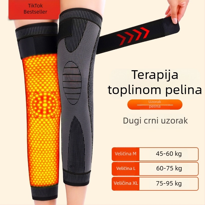 Nakit za koljeno s Artemisiom za zagrijavanje i zaštitu zglobova, unisex, za starije osobe, lagana ljetna verzija za prostorije s klima uređajem