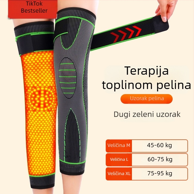 Nakit za koljeno s Artemisiom za zagrijavanje i zaštitu zglobova, unisex, za starije osobe, lagana ljetna verzija za prostorije s klima uređajem