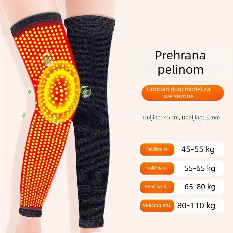 Nakit za koljeno s Artemisiom za zagrijavanje i zaštitu zglobova, unisex, za starije osobe, lagana ljetna verzija za prostorije s klima uređajem