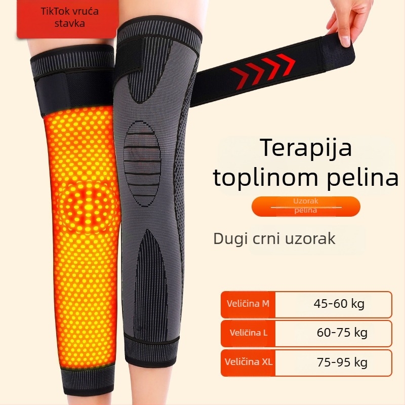 Nakit za koljeno s Artemisiom za zagrijavanje i zaštitu zglobova, unisex, za starije osobe, lagana ljetna verzija za prostorije s klima uređajem