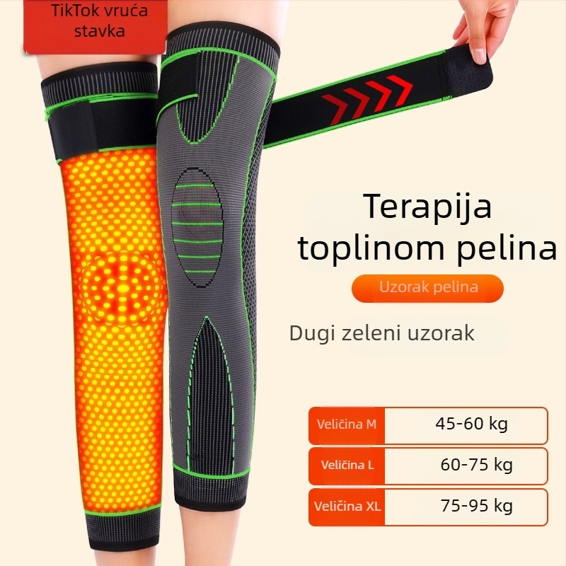 Nakit za koljeno s Artemisiom za zagrijavanje i zaštitu zglobova, unisex, za starije osobe, lagana ljetna verzija za prostorije s klima uređajem