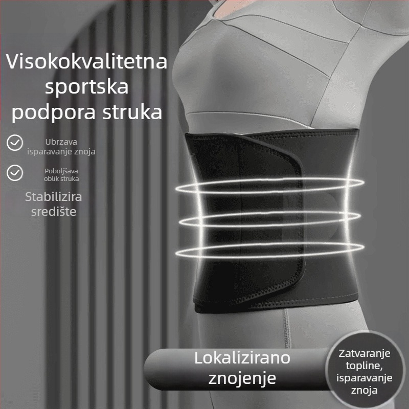 Pojas za zaštitu struka – Guma, Odrasli, za trčanje i fitness, ples
