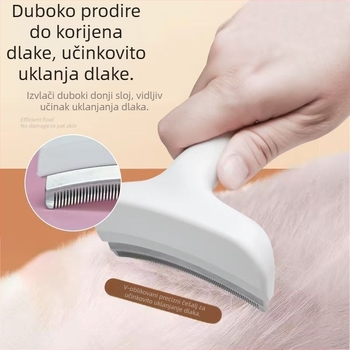 Češalj za mačke i pse, zakrivljen dizajn, otvaranje čvorova, za kratkodlake mačke i dlake kućnih ljubimaca, četka za uklanjanje dlaka (Marka: Drugo; Uvoz: Ne; Materijal: Drugi; Poklon: Ne)
