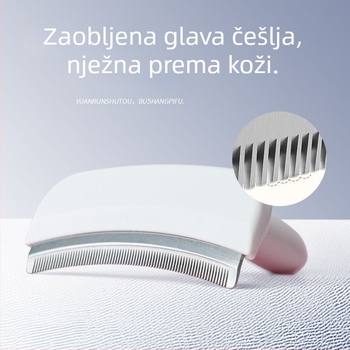 Češalj za mačke i pse, zakrivljen dizajn, otvaranje čvorova, za kratkodlake mačke i dlake kućnih ljubimaca, četka za uklanjanje dlaka (Marka: Drugo; Uvoz: Ne; Materijal: Drugi; Poklon: Ne)
