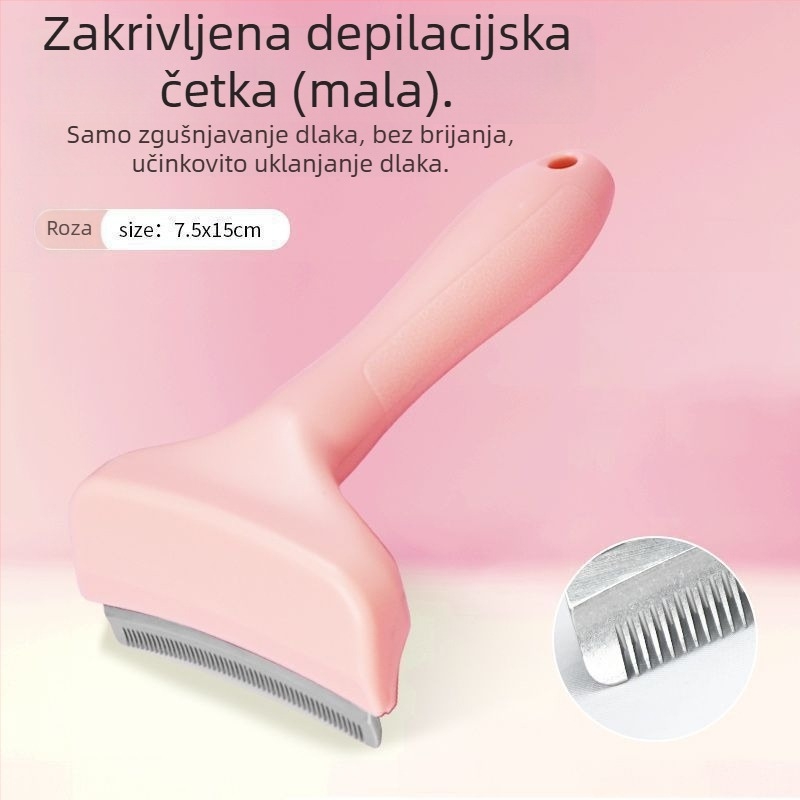 Češalj za mačke i pse, zakrivljen dizajn, otvaranje čvorova, za kratkodlake mačke i dlake kućnih ljubimaca, četka za uklanjanje dlaka (Marka: Drugo; Uvoz: Ne; Materijal: Drugi; Poklon: Ne)