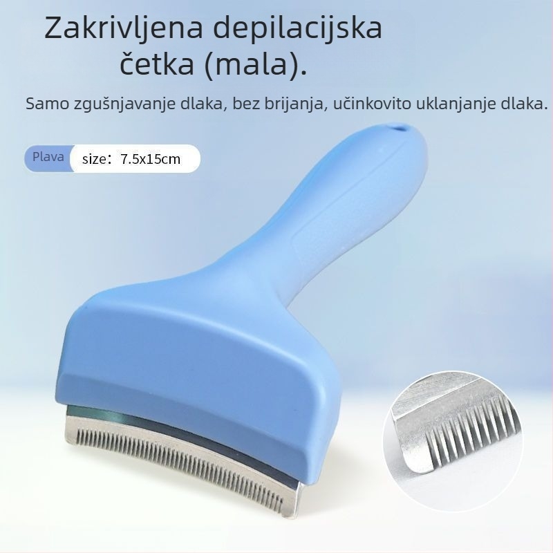 Češalj za mačke i pse, zakrivljen dizajn, otvaranje čvorova, za kratkodlake mačke i dlake kućnih ljubimaca, četka za uklanjanje dlaka (Marka: Drugo; Uvoz: Ne; Materijal: Drugi; Poklon: Ne)