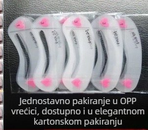 Brijač za obrve – zaštita od rezova, prijenosni sklopivi dizajn, unisex kozmetički alat, PP materijal