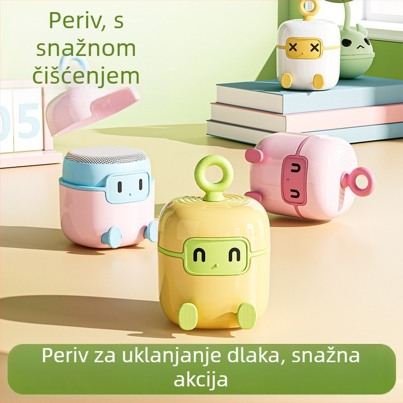Mini uklanjivač dlačica – prijenosni kućni čistač za dlake i prašinu, ABS, dvostruka namjena, moderan minimalistički stil, lansirano 2025